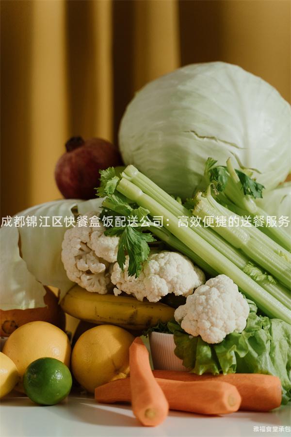 成都錦江區快餐盒飯配送公司：高效便捷的送餐服務