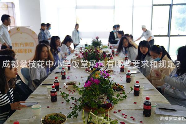 成都攀枝花中小學(xué)飯?zhí)贸邪心男┮蠛鸵?guī)定？