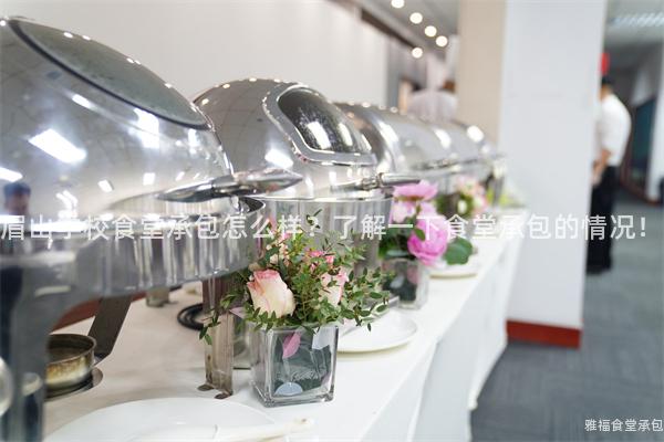 眉山學校食堂承包怎么樣？了解一下食堂承包的情況！
